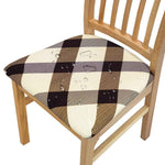 Water-Repellent Dining Room Chair Cover Spandex Elastic Removable Seat Covers