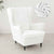 Velvet Wing Chair Cover Stretch Spandex Wingback Chair Cover Elastic Armchair Cover Sofa Covers with Seat Cushion Cover