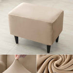 Velvet Wing Chair Cover Stretch Spandex Wingback Chair Cover Elastic Armchair Cover Sofa Covers with Seat Cushion Cover