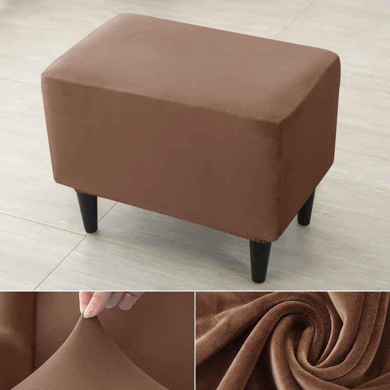 Velvet Wing Chair Cover Stretch Spandex Wingback Chair Cover Elastic Armchair Cover Sofa Covers with Seat Cushion Cover