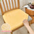 Waterproof PU Leather Square Chair Seat Cover Kitchen Dining Seat Slipcovers