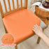 Waterproof PU Leather Square Chair Seat Cover Kitchen Dining Seat Slipcovers