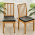 Waterproof PU Leather Square Chair Seat Cover Kitchen Dining Seat Slipcovers