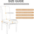 KAS Geometry Chair Cover Elastic Chair Covers Spandex Stretch Anti-dirty Removable Dining Office Chair Case