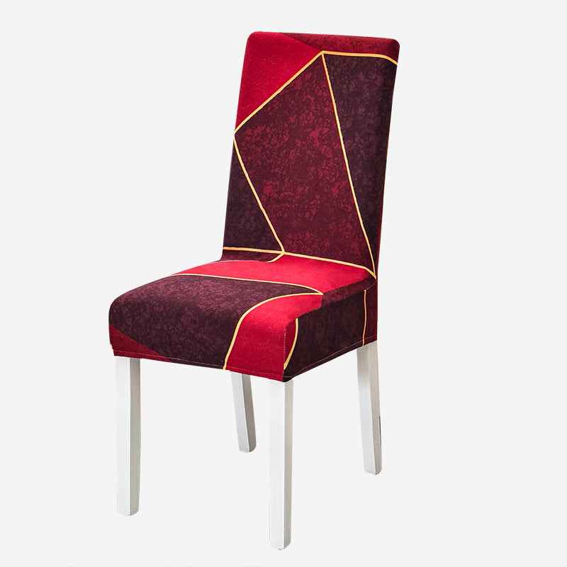 KAS Geometry Chair Cover Elastic Chair Covers Spandex Stretch Anti-dirty Removable Dining Office Chair Case