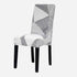 KAS Geometry Chair Cover Elastic Chair Covers Spandex Stretch Anti-dirty Removable Dining Office Chair Case