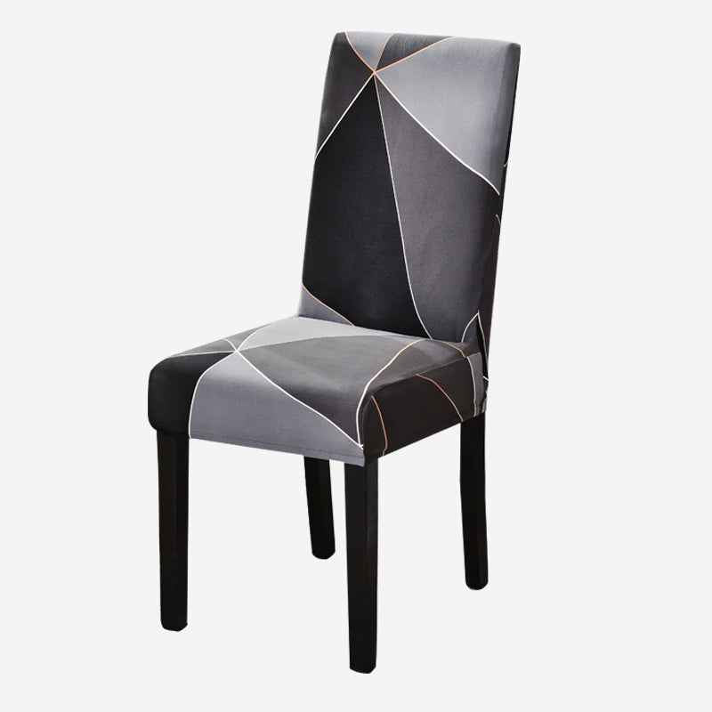 KAS Geometry Chair Cover Elastic Chair Covers Spandex Stretch Anti-dirty Removable Dining Office Chair Case