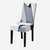 KAS Geometry Chair Cover Elastic Chair Covers Spandex Stretch Anti-dirty Removable Dining Office Chair Case