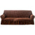 Seersucker Sofa Slipcover with Skirt Stretch Couch Slipcover Easy Fit Universal Furniture Protector
