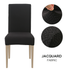 High Stretch Dining Chair Cover, 1/2/4/6pcs Jacquard Spandex Slipcover
