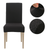 High Stretch Dining Chair Cover, 1/2/4/6pcs Jacquard Spandex Slipcover