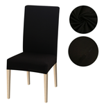 High Stretch Dining Chair Cover, 1/2/4/6pcs Jacquard Spandex Slipcover