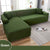 Waterproof Sofa Cover for Living Room - Elastic Solid L Shaped Corner Sofa Cover - Fits 1/2/3/4 Seater Sofa, Couch, Armchair