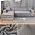 Stretchable Thick Velvet Sofa Cover for L Shaped Corner Sofa in Living Room Fits 1/2/3/4 Seater Couches