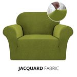 KAS Armchair Cover 4-Styles Elastic Sofa Cover Couch Covers for Living Room Stretchable Slipcover for Chairs - 1 Seater Chair Slip Cover