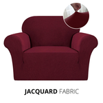 KAS Armchair Cover 4-Styles Elastic Sofa Cover Couch Covers for Living Room Stretchable Slipcover for Chairs - 1 Seater Chair Slip Cover
