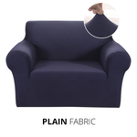 KAS Armchair Cover 4-Styles Elastic Sofa Cover Couch Covers for Living Room Stretchable Slipcover for Chairs - 1 Seater Chair Slip Cover