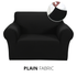 KAS Armchair Cover 4-Styles Elastic Sofa Cover Couch Covers for Living Room Stretchable Slipcover for Chairs - 1 Seater Chair Slip Cover