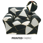 KAS Armchair Cover 4-Styles Elastic Sofa Cover Couch Covers for Living Room Stretchable Slipcover for Chairs - 1 Seater Chair Slip Cover