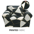 KAS Armchair Cover 4-Styles Elastic Sofa Cover Couch Covers for Living Room Stretchable Slipcover for Chairs - 1 Seater Chair Slip Cover