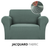KAS Armchair Cover 4-Styles Elastic Sofa Cover Couch Covers for Living Room Stretchable Slipcover for Chairs - 1 Seater Chair Slip Cover