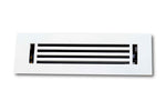 Cast Aluminum Linear Bar Vent Covers - White