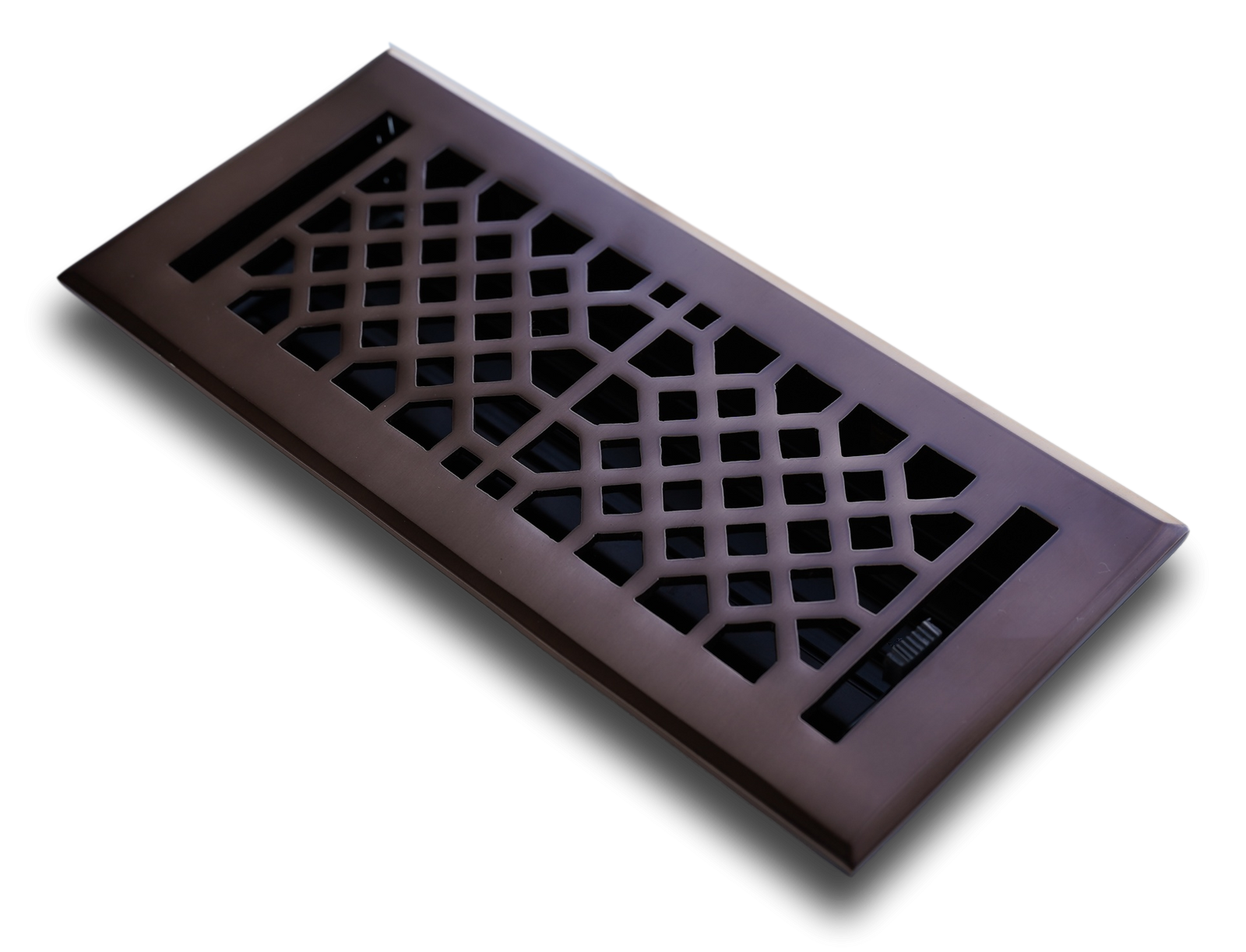 Cast Brass Vintage Industrial Vent Cover - Oil Rubbed Bronze