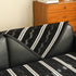 Non-Slip Sofa Cover with Thick Chenille Texture Woven Stripe Couch Protector Throw