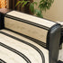 Non-Slip Sofa Cover with Thick Chenille Texture Woven Stripe Couch Protector Throw