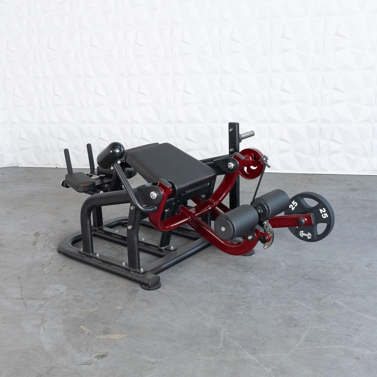 Pro Strength Prone Leg Curl - Muscle D Fitness - Adjustable Plate Loaded Hamstring Machine