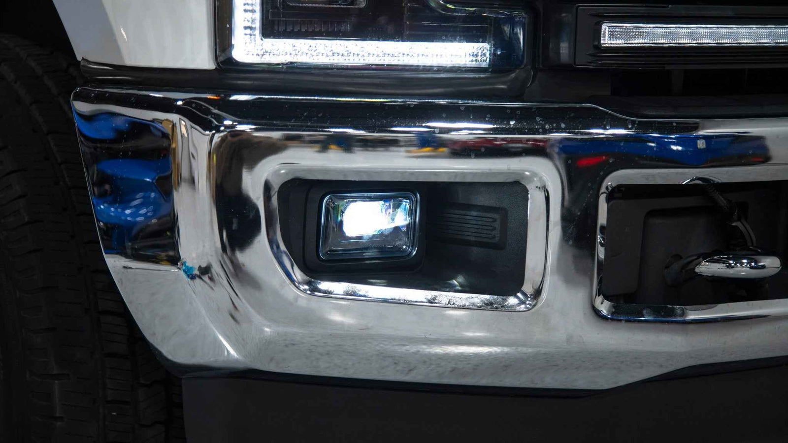 2015-2020 F150 / 2017-2022 F250 F350 LED Fog Lights w/Black Housing - OLM