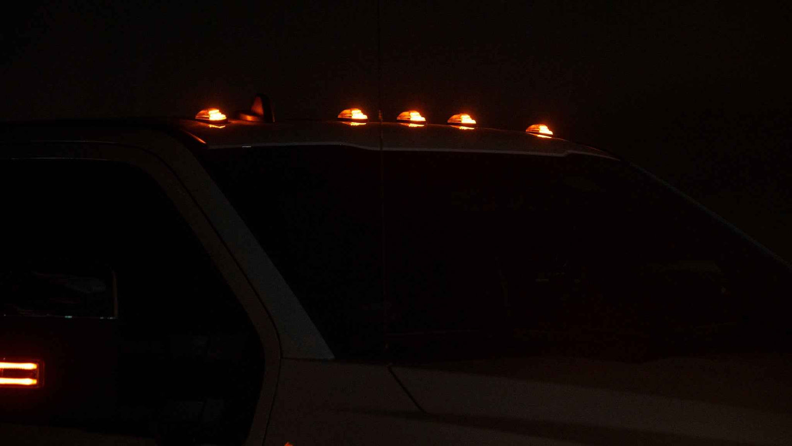 OLM Cab Light Replacement Set (Smoke Lens/Amber Light) - 2017-2022 Ford Super Duty F250/F350