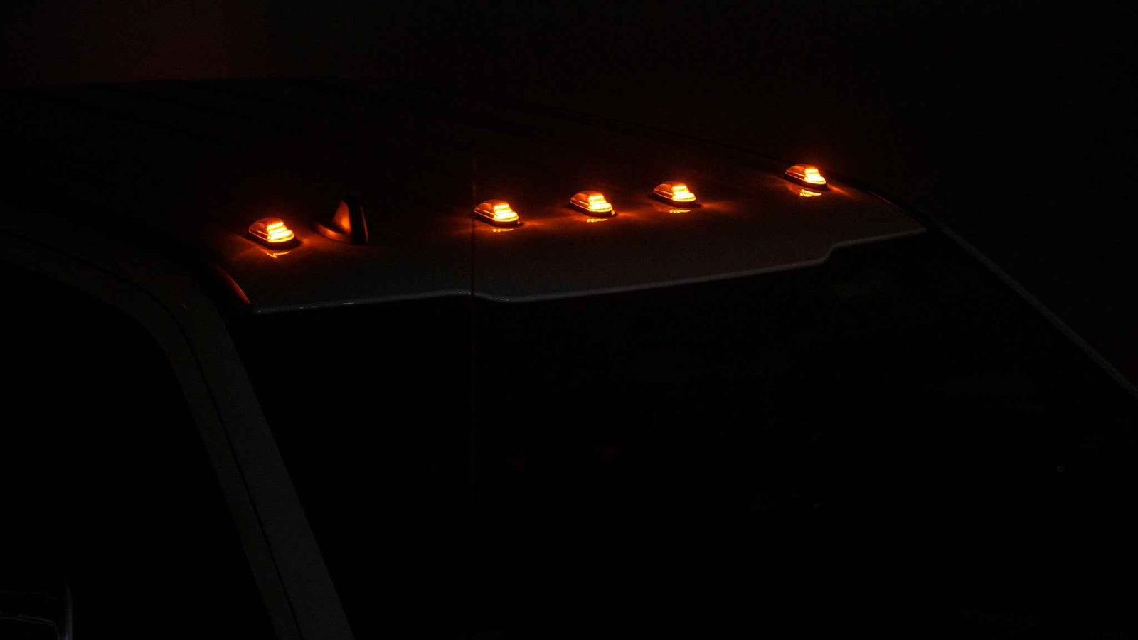 OLM Cab Light Replacement Set (Clear Lens/Amber Light) - 2017-2022 Ford Super Duty F250/F350
