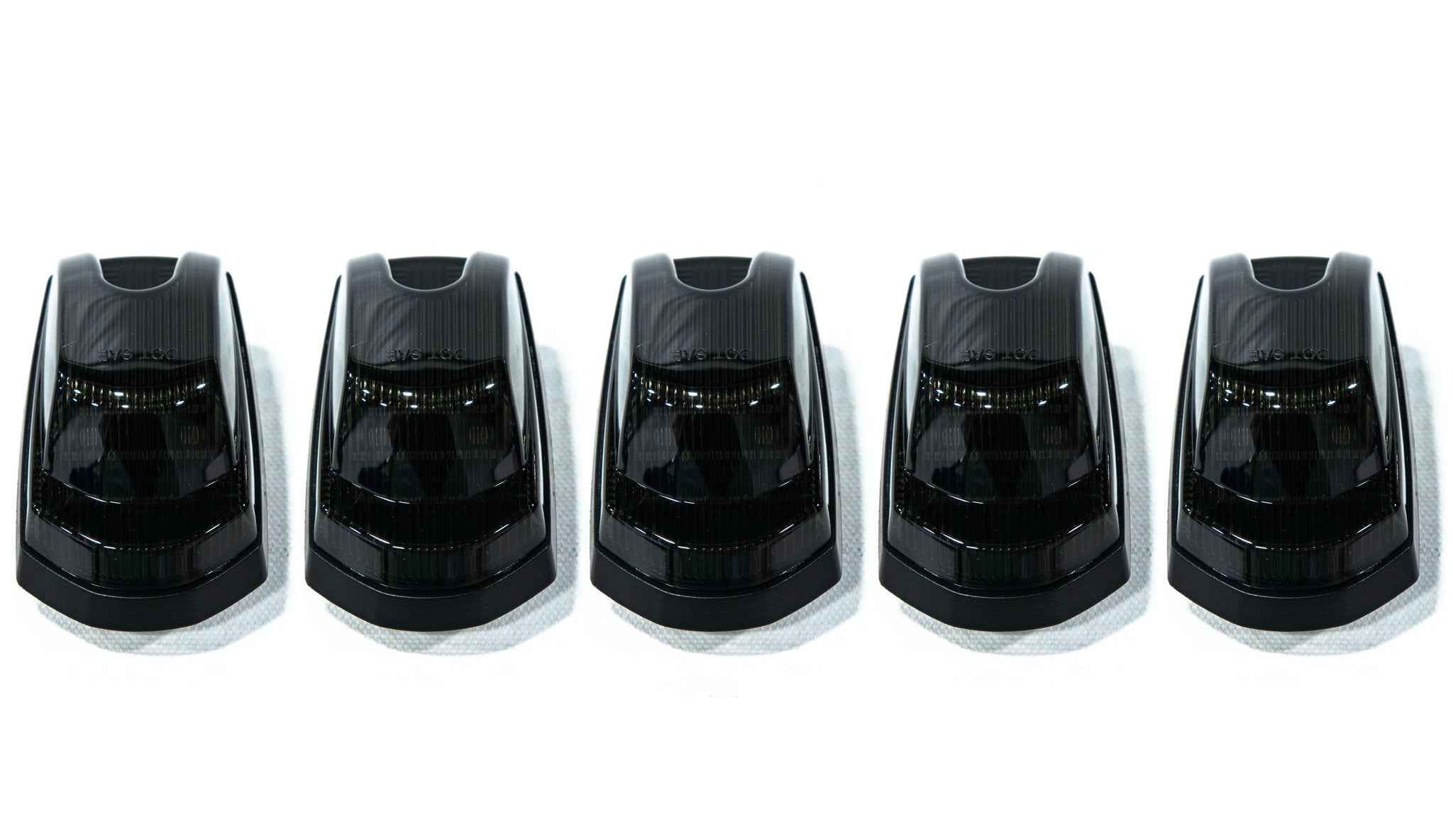 OLM Cab Light Replacement Set (Smoke Lens/Amber Light) - 2017-2022 Ford Super Duty F250/F350