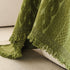 Sofa Cover Blanket Throw with Tassels, Decorative Furniture Protector for Dogs/Pets
