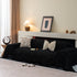 Chenille Sofa Cover Throw Blanket, Woven Textured Minimalist Wabi-Sabi Couch Cover