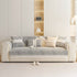 Soft Chenille Sectional Sofa Cover with Pom Pom Trim – Non-Slip Couch Protector