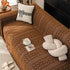 Sofa Cover Blanket Throw with Tassels, Decorative Furniture Protector for Dogs/Pets