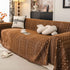 Sofa Cover Blanket Throw with Tassels, Decorative Furniture Protector for Dogs/Pets