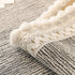 Soft Chenille Sectional Sofa Cover with Pom Pom Trim – Non-Slip Couch Protector