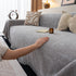 Chenille Sofa Cover Throw Blanket, Woven Textured Minimalist Wabi-Sabi Couch Cover