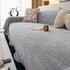 Chenille Sofa Cover Throw Blanket, Woven Textured Minimalist Wabi-Sabi Couch Cover