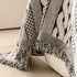 Sofa Cover Blanket Throw with Tassels, Decorative Furniture Protector for Dogs/Pets