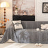 Sofa Cover Blanket Throw with Tassels, Decorative Furniture Protector for Dogs/Pets