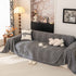 Sofa Cover Blanket Throw with Tassels, Decorative Furniture Protector for Dogs/Pets