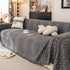 Sofa Cover Blanket Throw with Tassels, Decorative Furniture Protector for Dogs/Pets