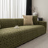 3D Jacquard Geometric Sofa Cover, High Stretch Soft Polar Fleece Slipcover for Couch