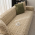 3D Jacquard Geometric Sofa Cover, High Stretch Soft Polar Fleece Slipcover for Couch