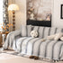 Faux Fur Sofa Cover Washable Furniture Protector for Sectional Warm & Fuzzy Slipcover