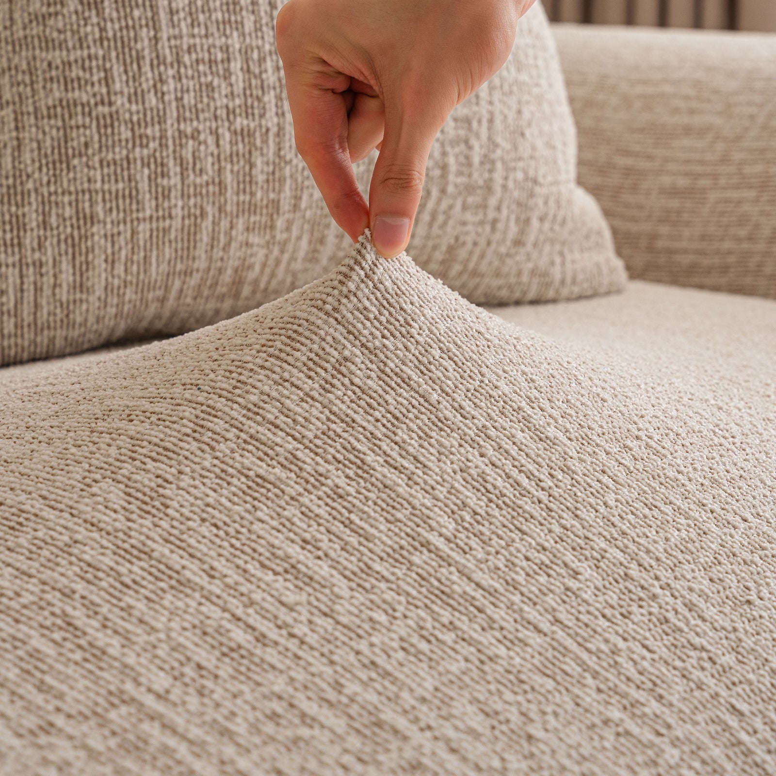 High Stretch Washable Slipcover, Non-Slip Washable Furniture Protector for Kids Pets